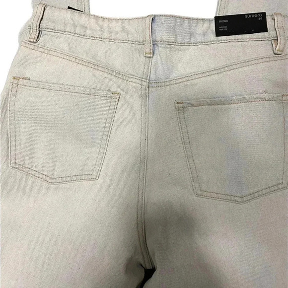 Numero Fresno Hi Rise Wide Leg Light Wash Jeans Size 29 - Picture 5 of 7